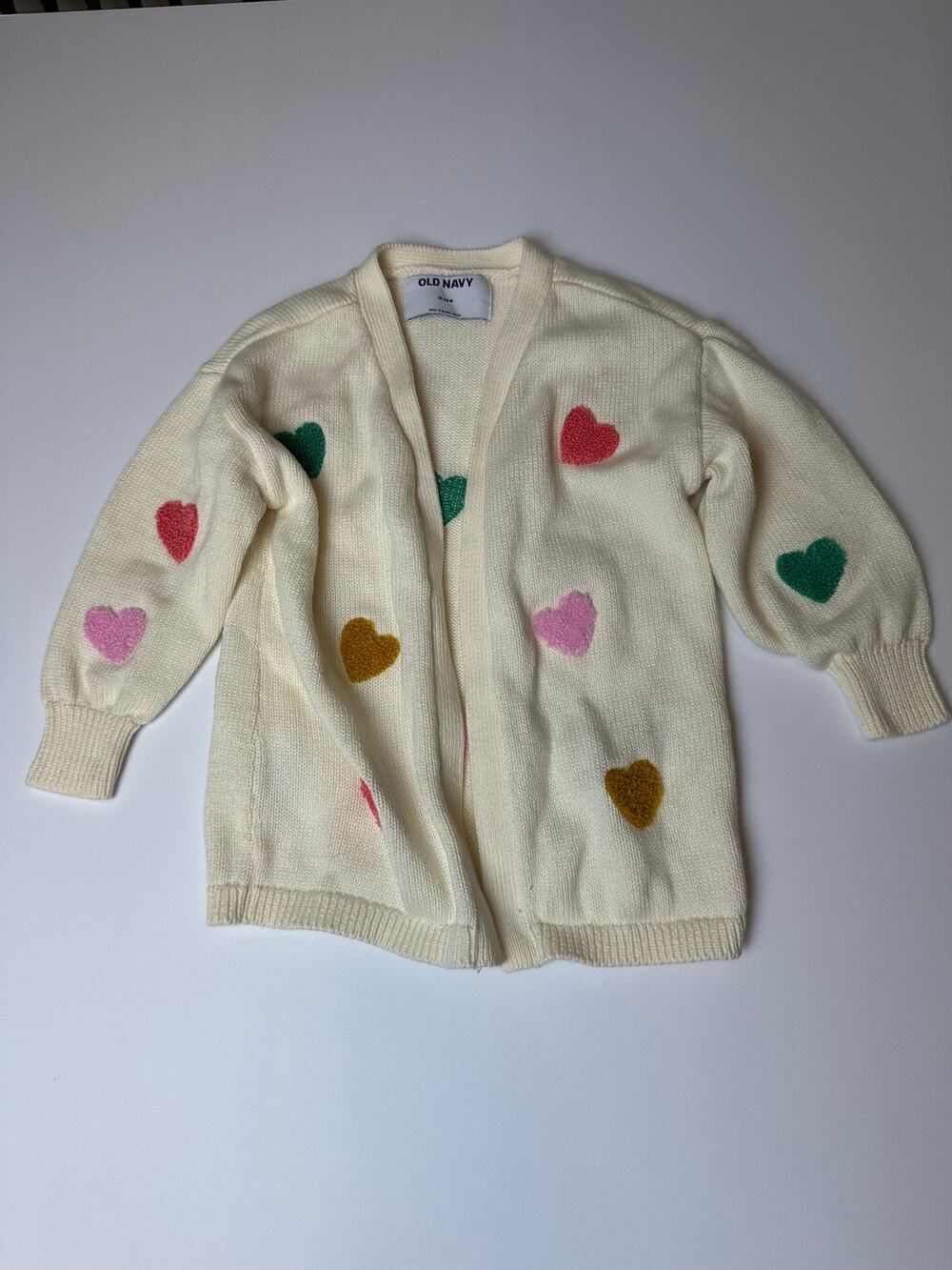 Old Navy Toddler Heart Knit Cardigan18-24 months
